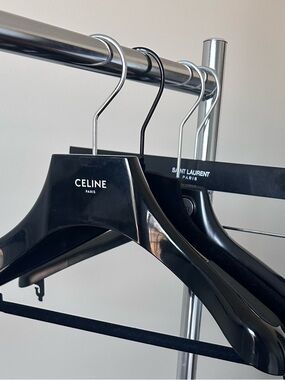 A lot of four designer hangers